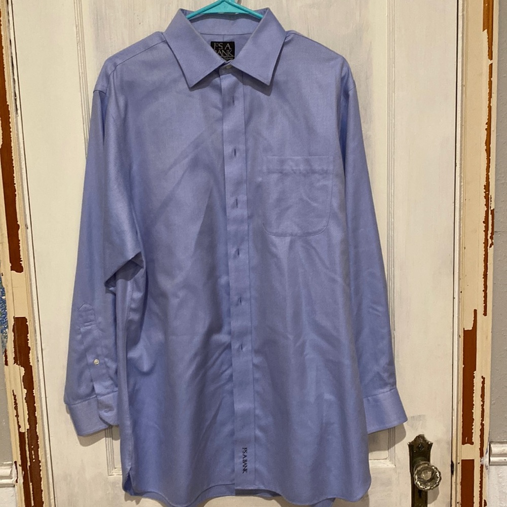 Jos A Bank mens shirt size 16 1/2 x 33 dress shirt